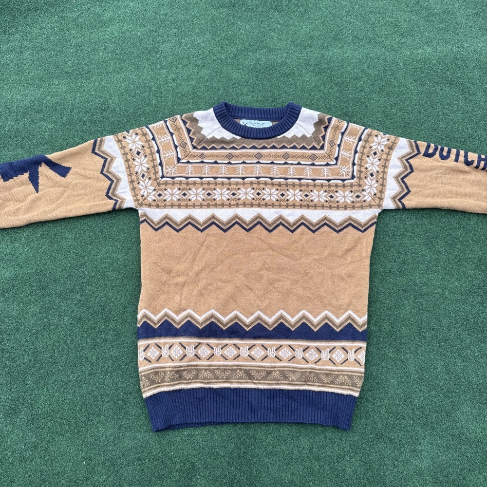 Dutch Bros Coffee Unisex Retro Graphic Sweater L Pullover Streetwear Coffee Cozy